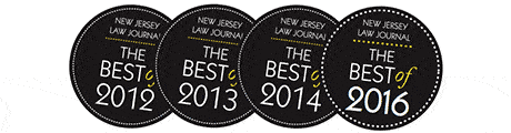 New Jersey Law Journal * The Best of 2012, 2013, 2014, 2016