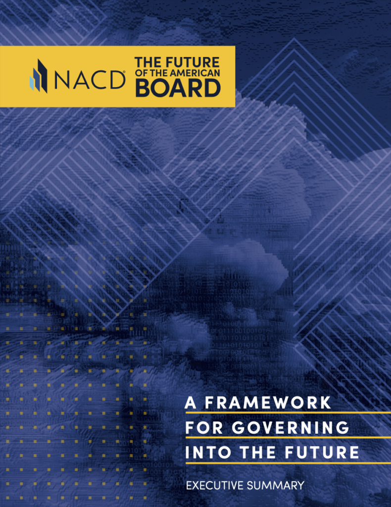 The Future of the American Board A Framework for Governing into the Future Executive Summary